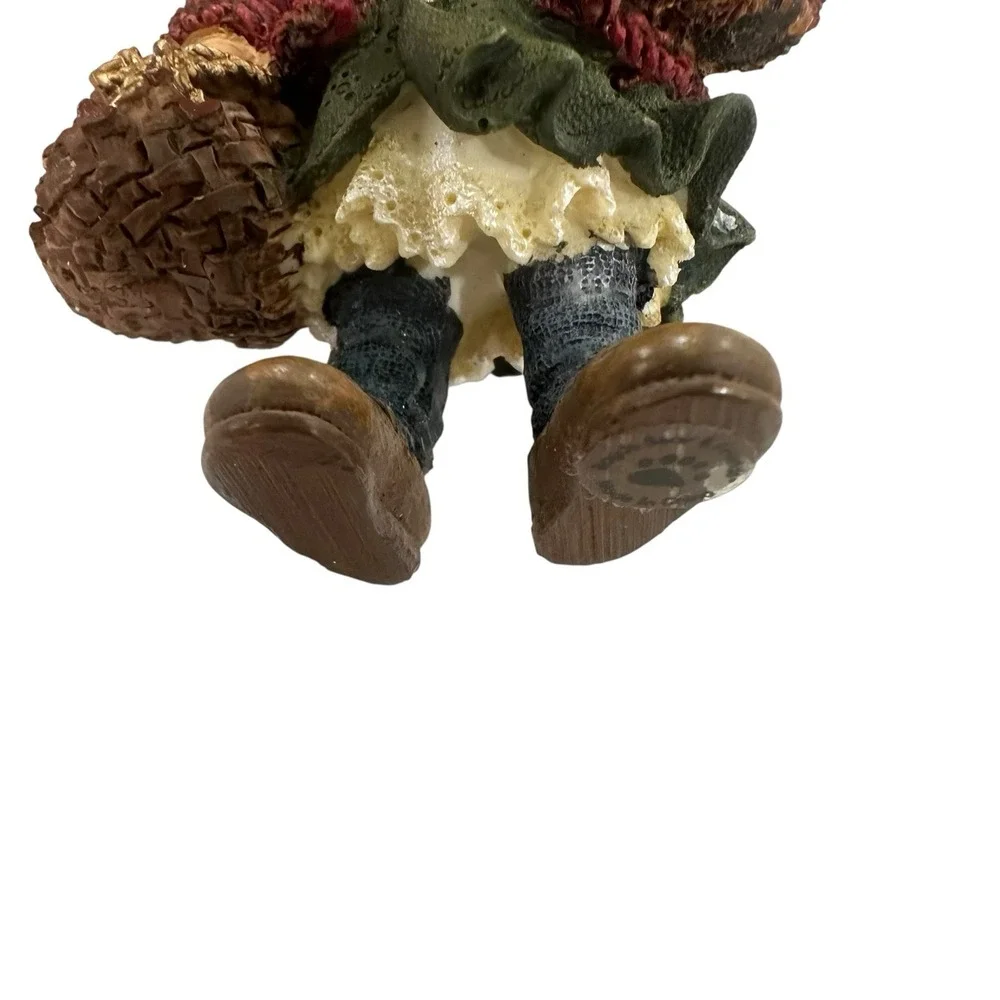 BOYDS BEAR YESTERDAYS CHILD‎ DOLLSTONE CANDICE MATTHEW GATHER APPLES ORN 25851